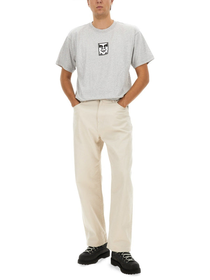 OBEY T-SHIRT WITH LOGO