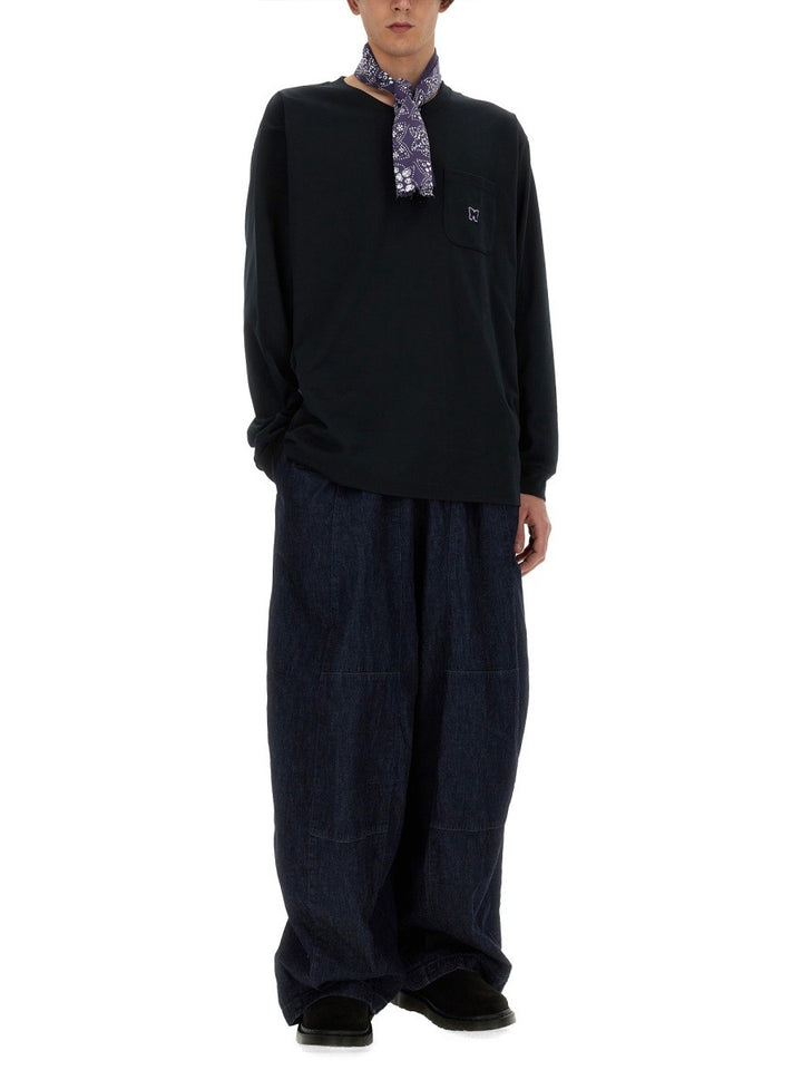 NEEDLES T-SHIRT WITH LOGO