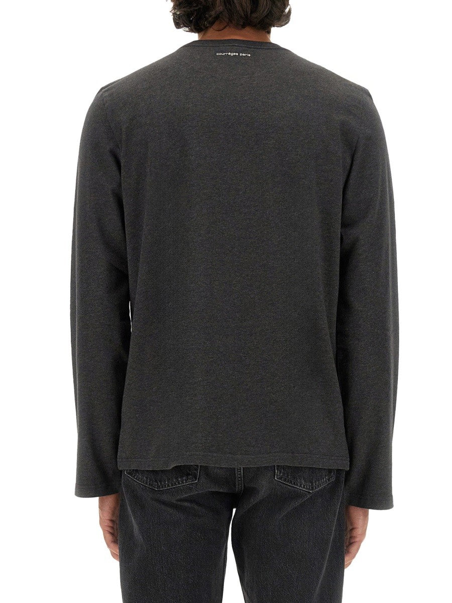 COURREGES T-SHIRT WITH LOGO