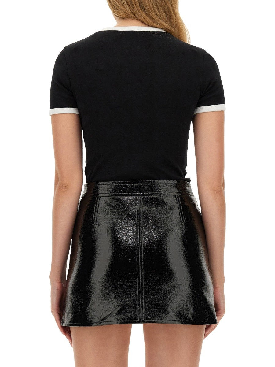 COURREGES T-SHIRT WITH LOGO