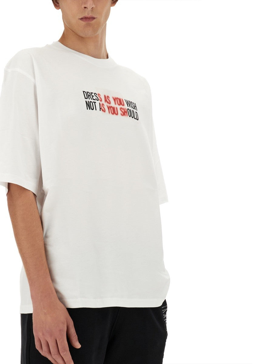 Moschino T-SHIRT WITH LOGO