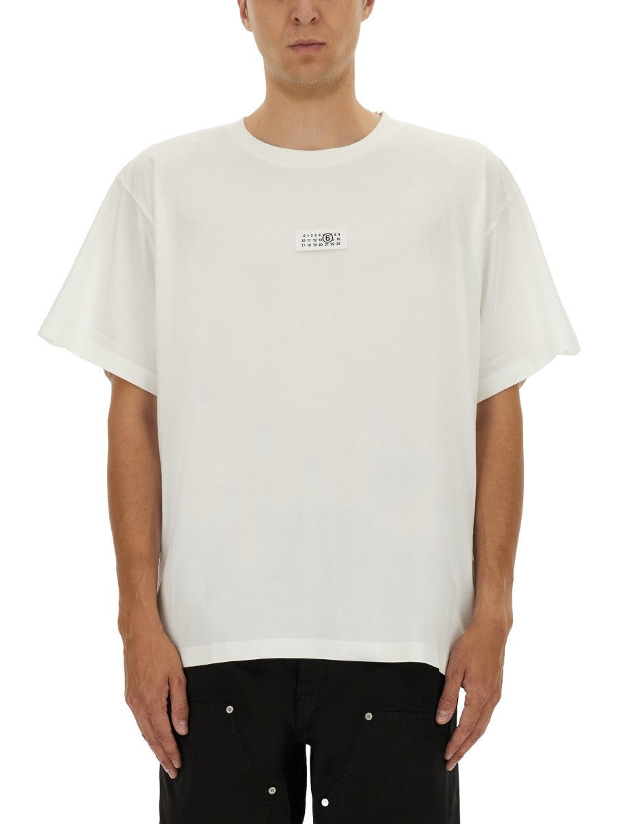 MM6 MAISON MARGIELA T-SHIRT WITH LOGO