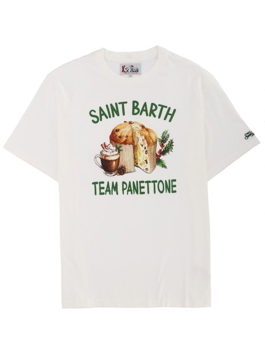 MC2 SAINT BARTH T-SHIRT WITH PRINT