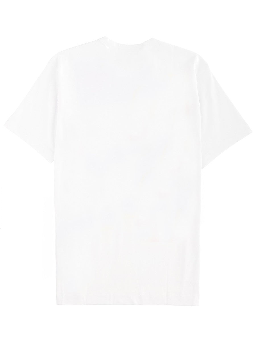 COMME DES GARCONS SHIRT T-SHIRT WITH PRINT