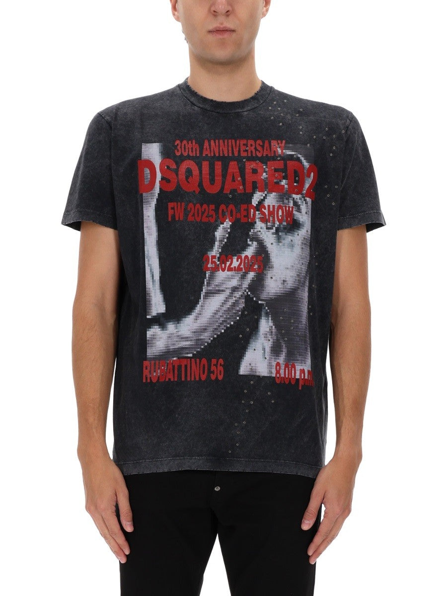 Dsquared T-SHIRT WITH PRINT