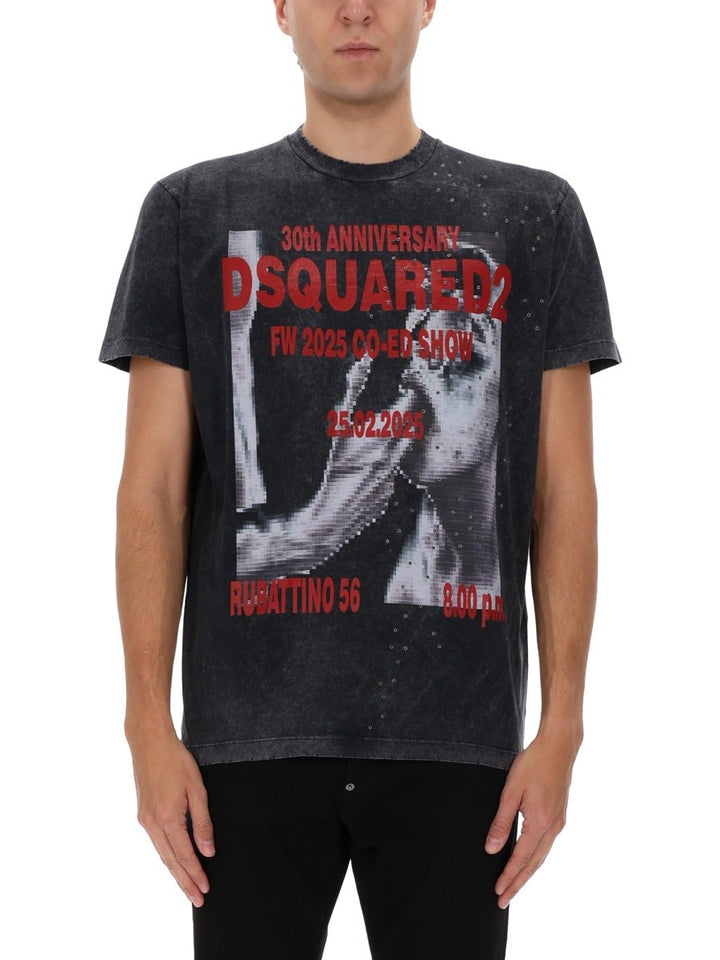 Dsquared T-SHIRT WITH PRINT