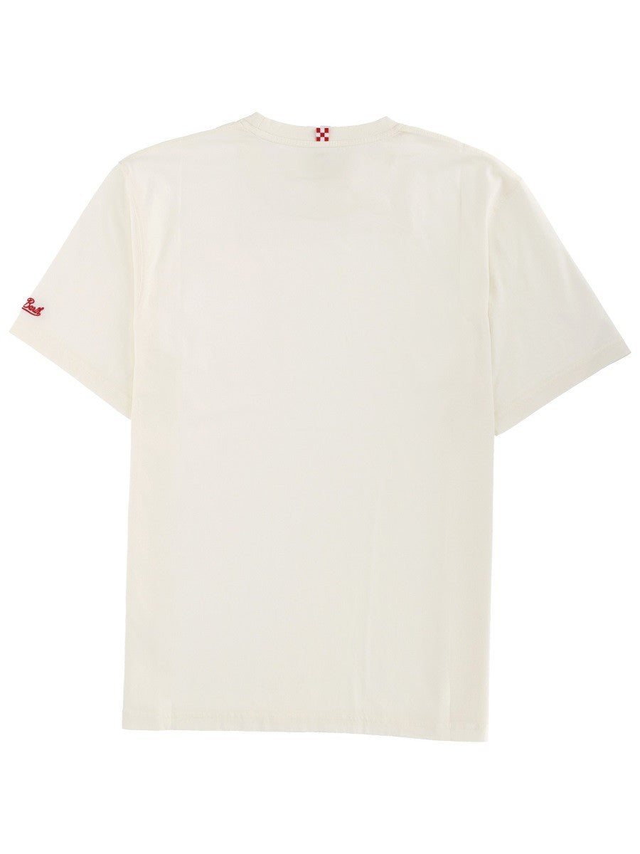 MC2 SAINT BARTH T-SHIRT WITH PRINT