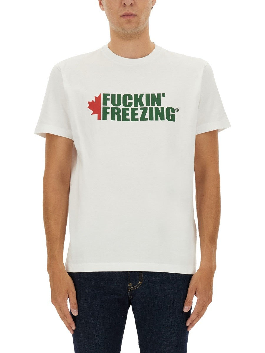 Dsquared T-SHIRT WITH PRINT