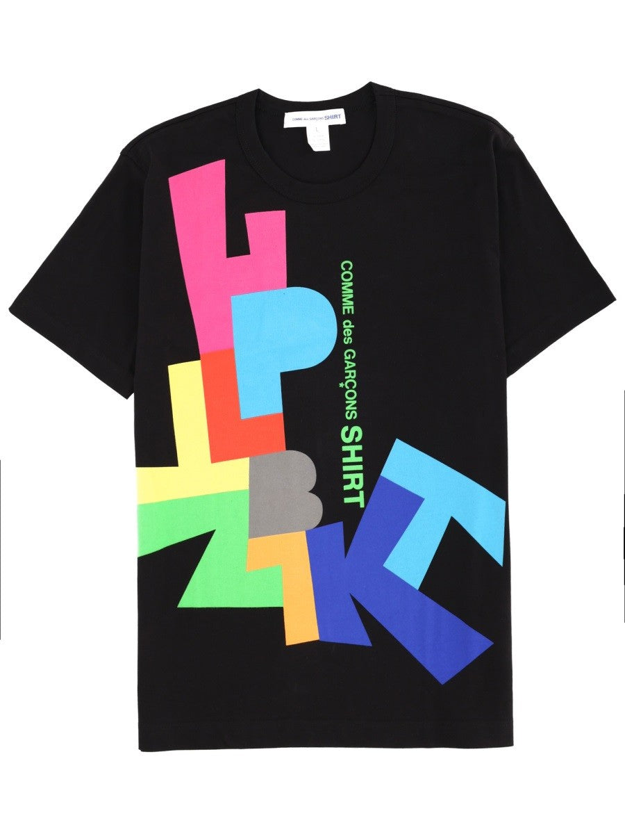 COMME DES GARCONS SHIRT T-SHIRT WITH PRINT