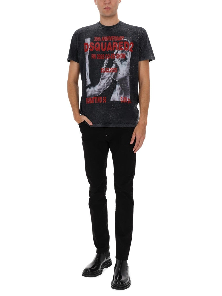 Dsquared T-SHIRT WITH PRINT