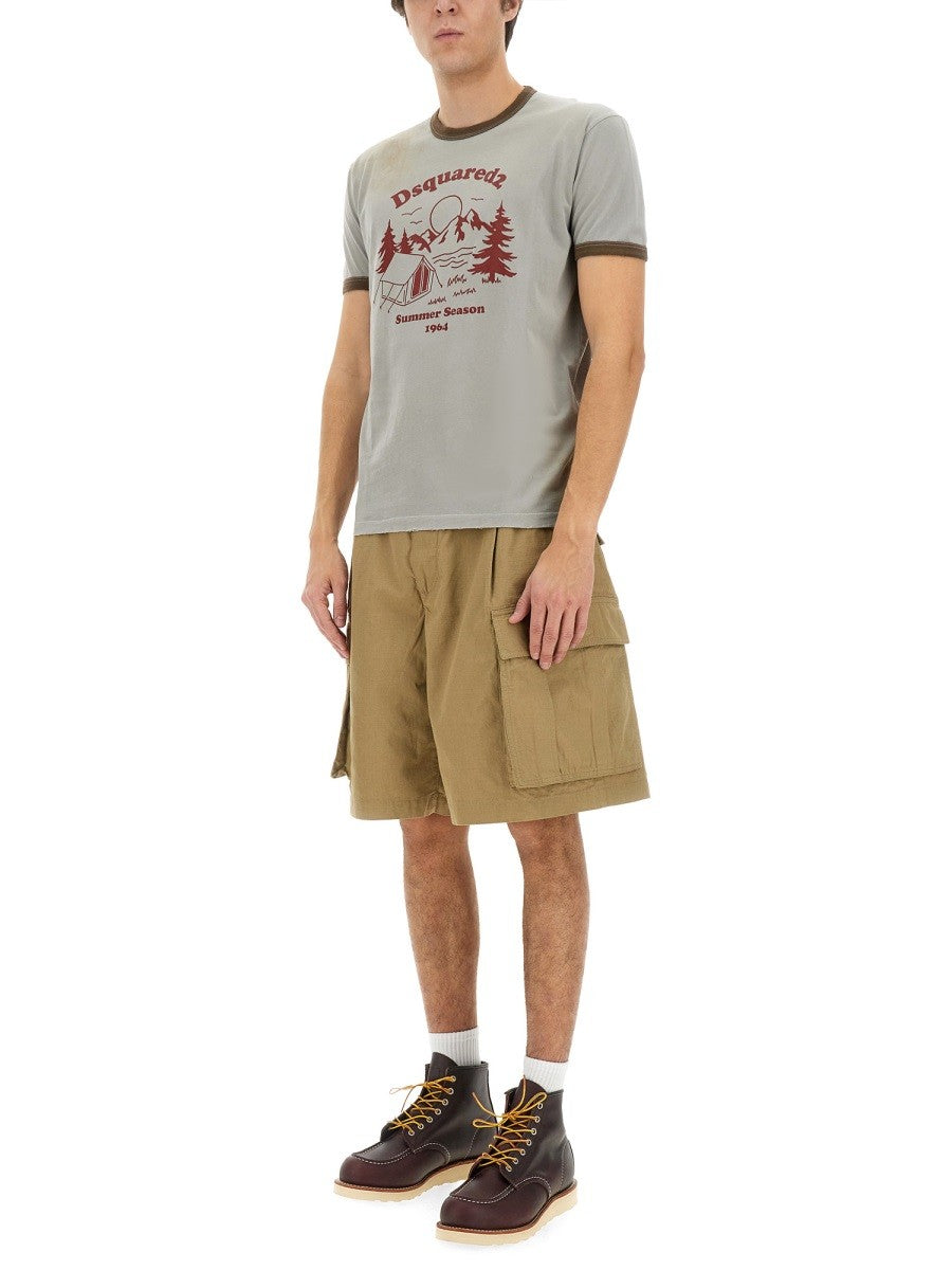 Dsquared T-SHIRT WITH PRINT