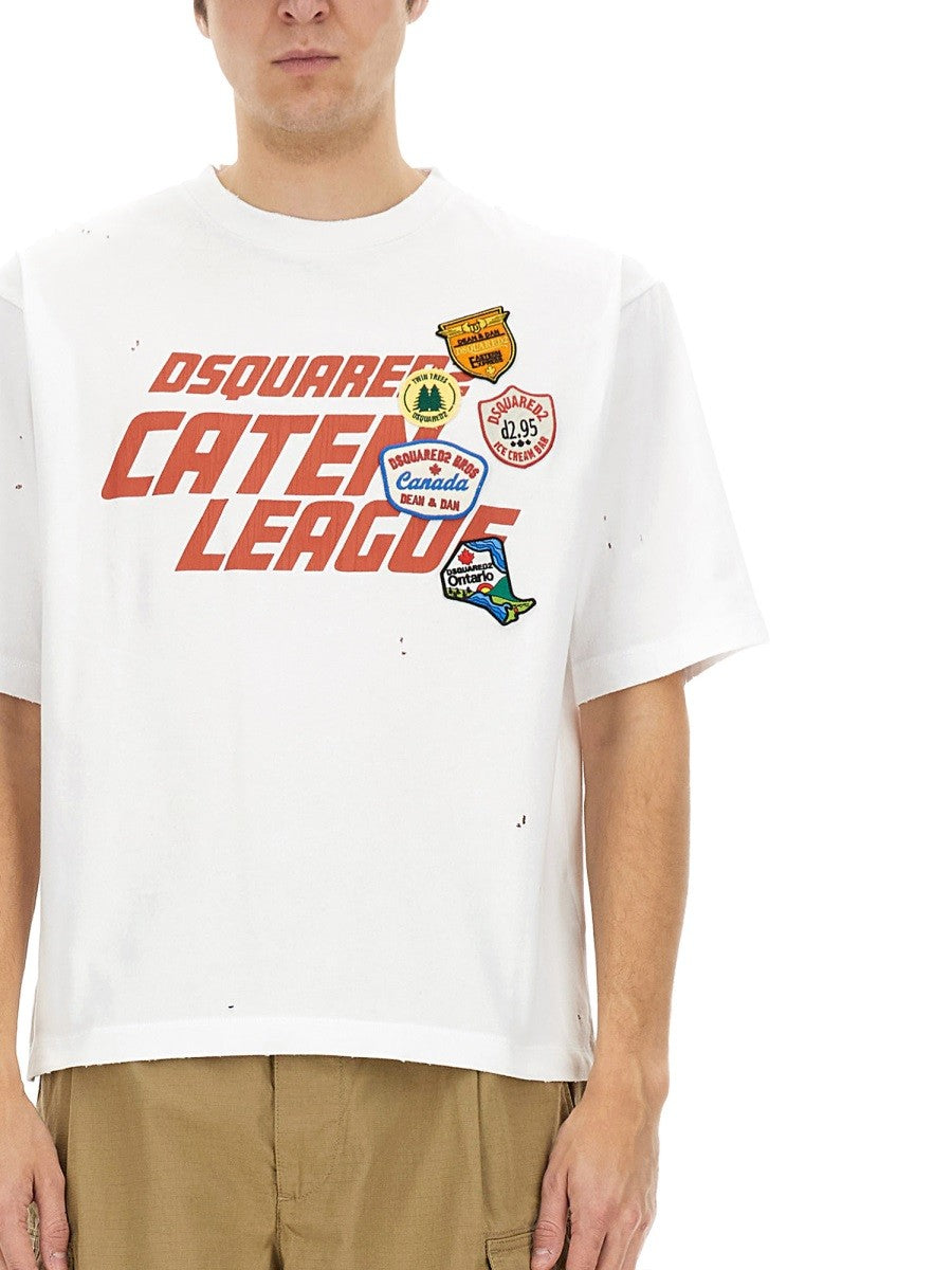 Dsquared T-SHIRT WITH PRINT