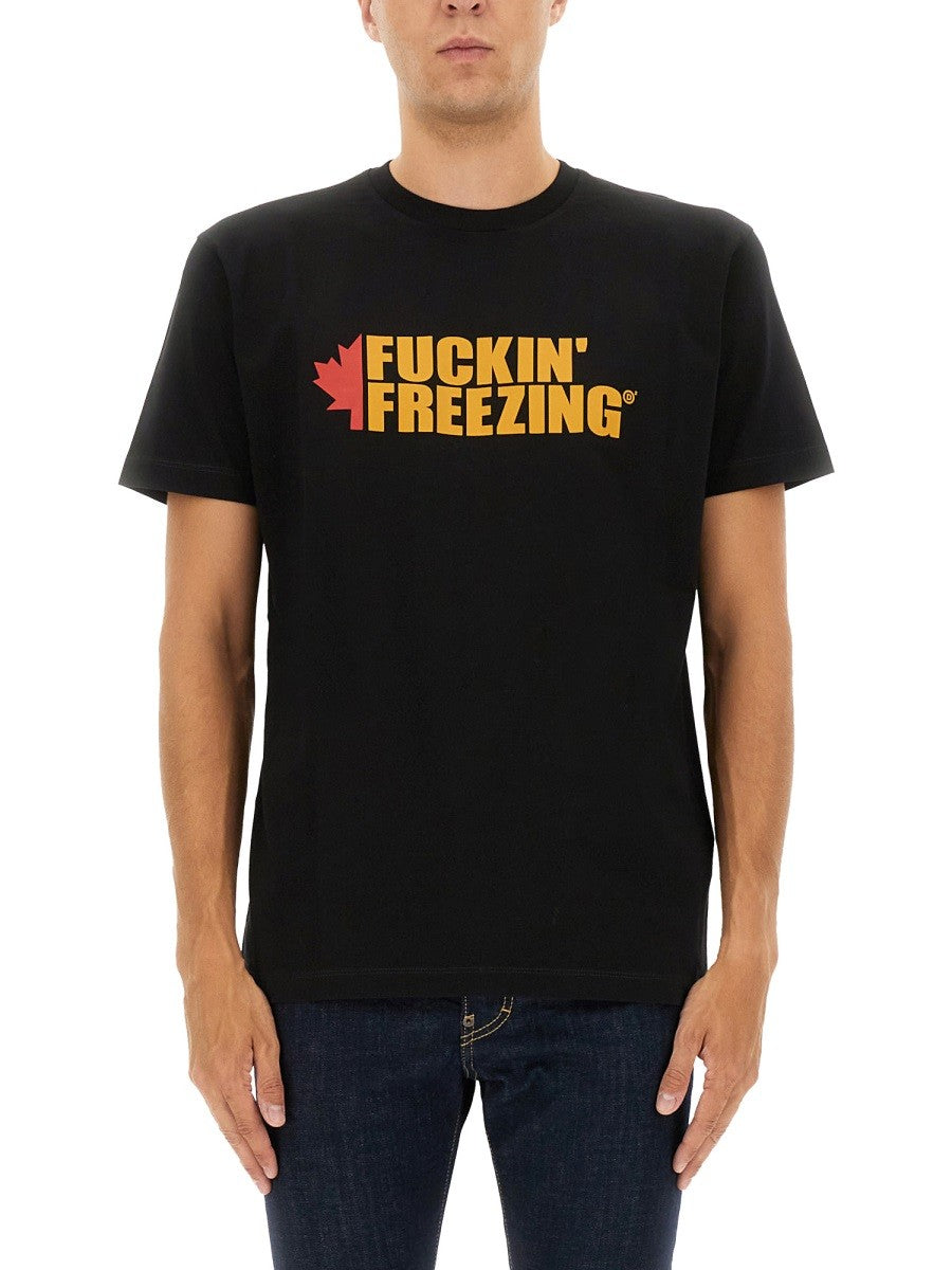 Dsquared T-SHIRT WITH PRINT