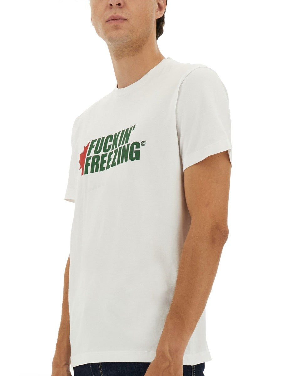 Dsquared T-SHIRT WITH PRINT