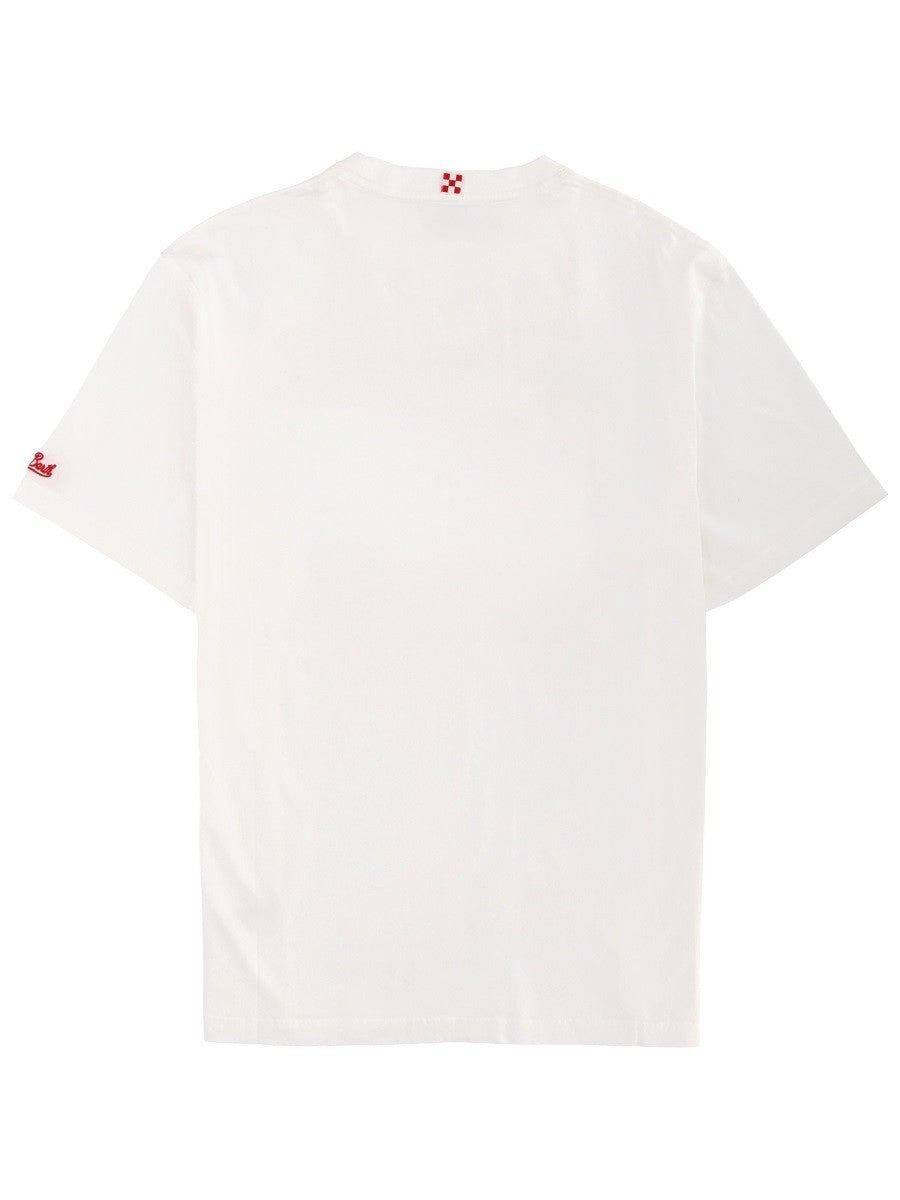 MC2 SAINT BARTH T-SHIRT WITH PRINT