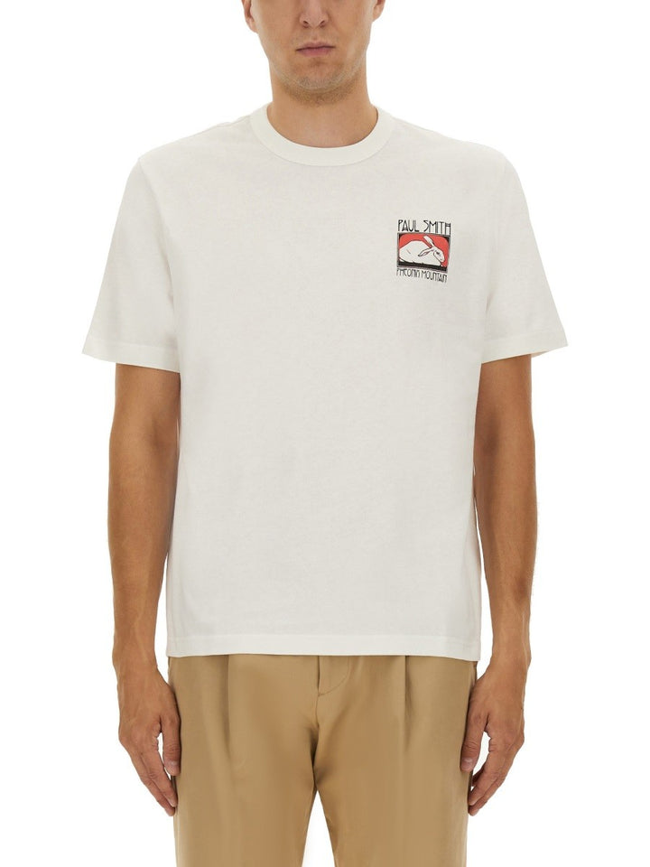 PS BY PAUL SMITH T-SHIRT WITH PRINT