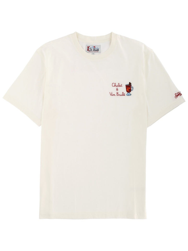MC2 SAINT BARTH T-SHIRT WITH PRINT