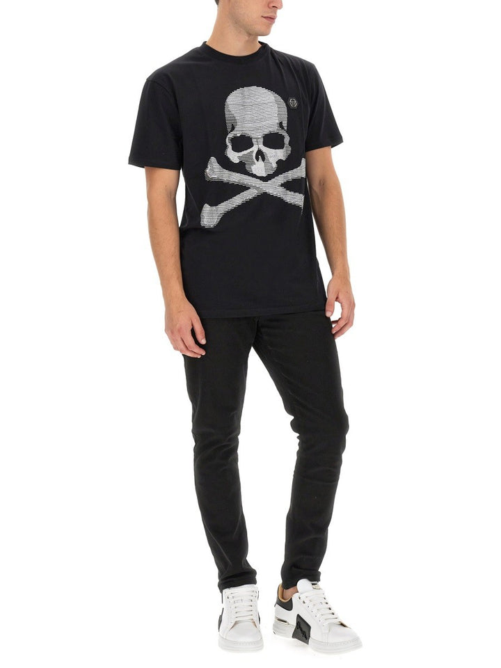 Philipp Plein T-SHIRT WITH RHINESTONES