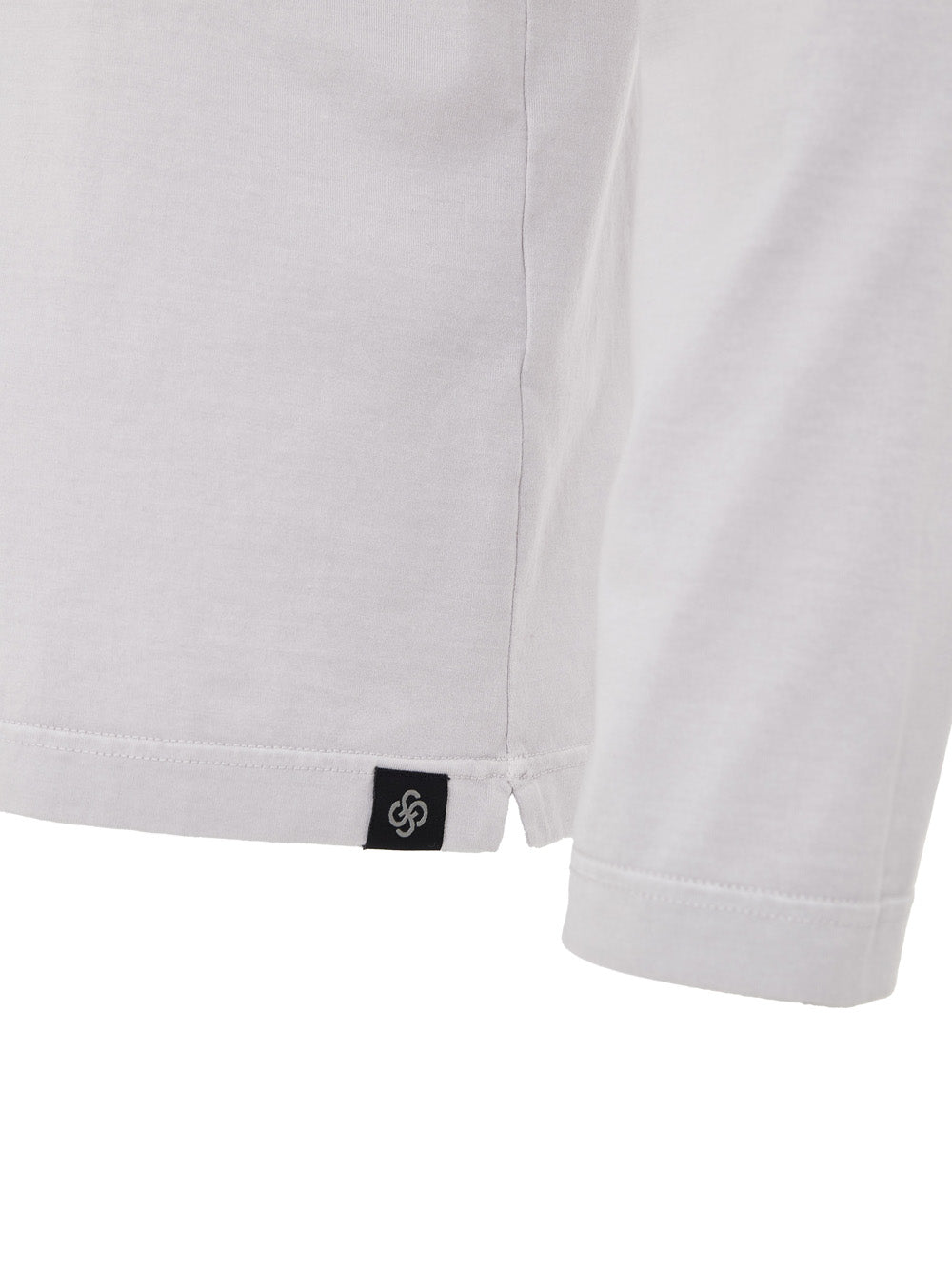 Gran Sasso Long-Sleeved Gray Cotton Sweater