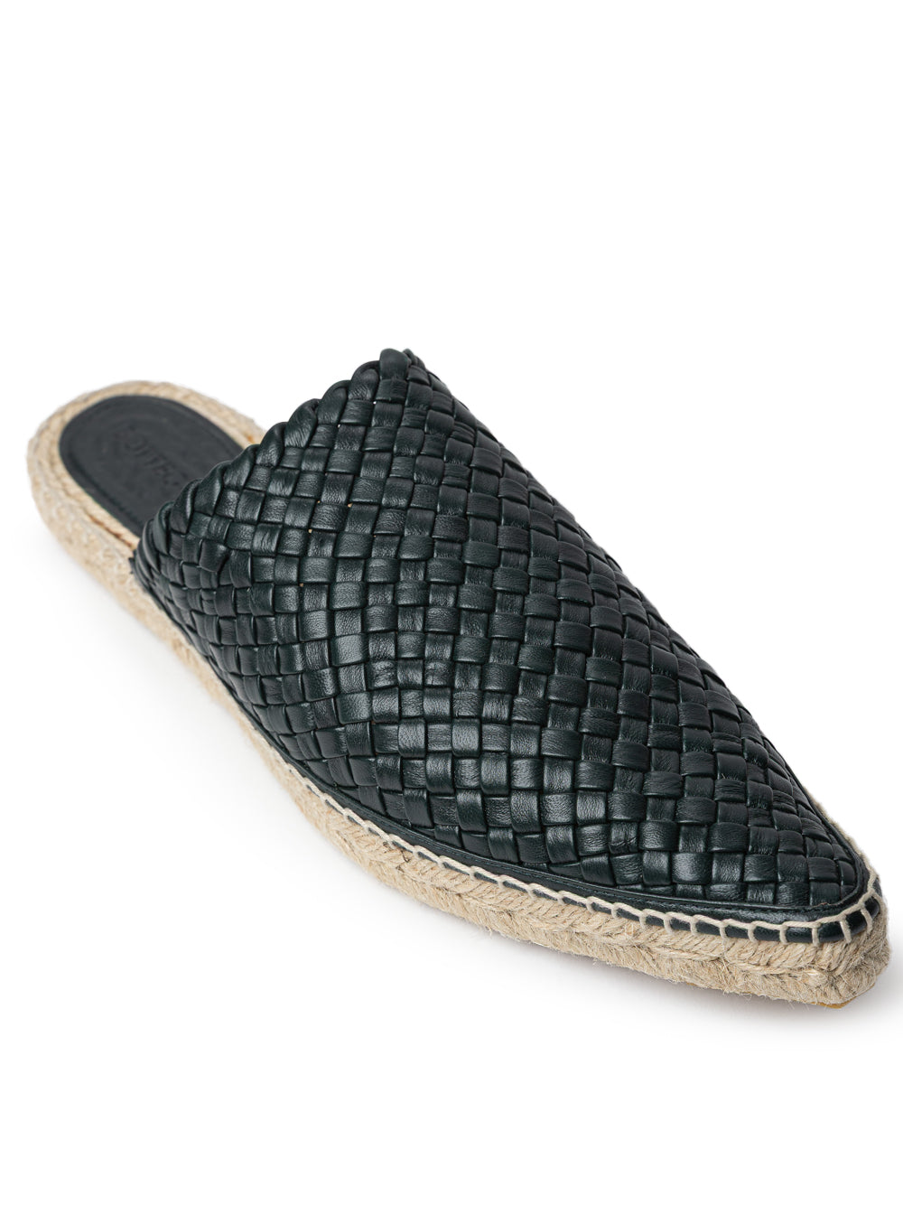 Bottega Veneta Lagoon Dark Green Intrecciato Espadrilles – Siebentaschen