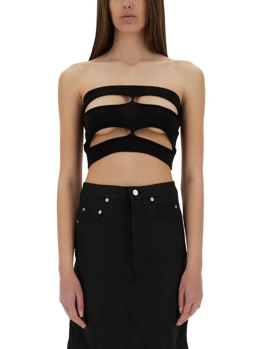 RICK OWENS "TANJA BANDEAU" TOP