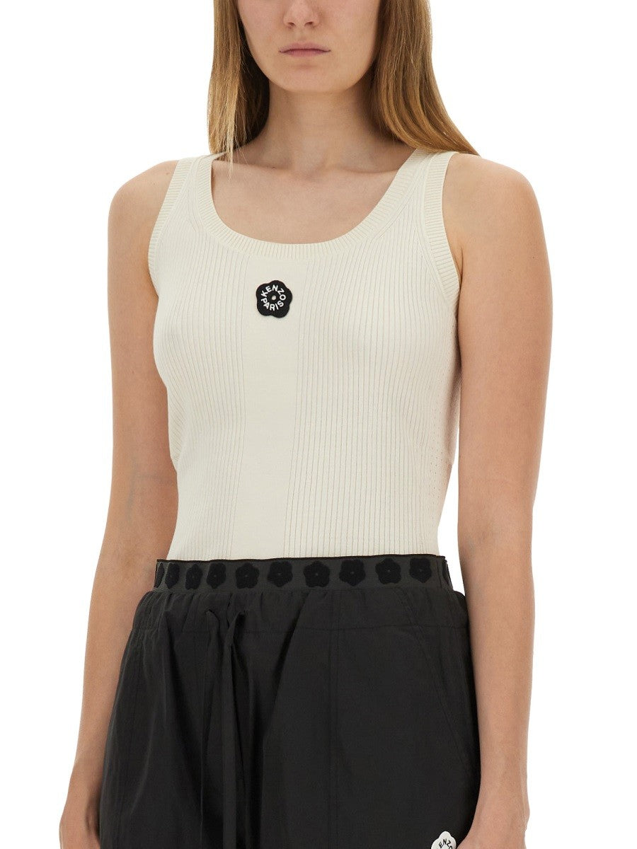 Kenzo TANK TOP WITH EMBROIDERY "BOKE FLOWER 2.0"