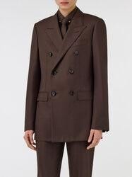 LORO PIANA Tasmanian virgin wool double-breasted blazer