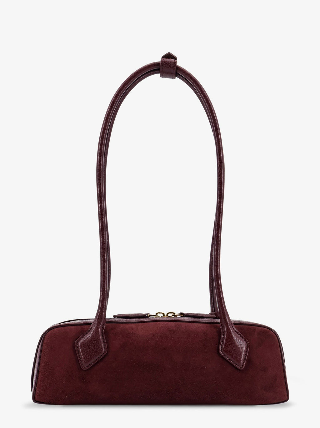 ALAIA Teckel Small suede shoulder bag