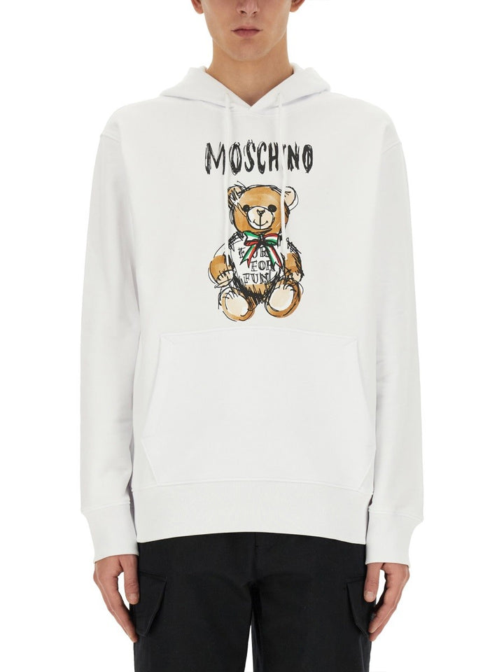 Moschino TEDDY PRINT SWEATSHIRT