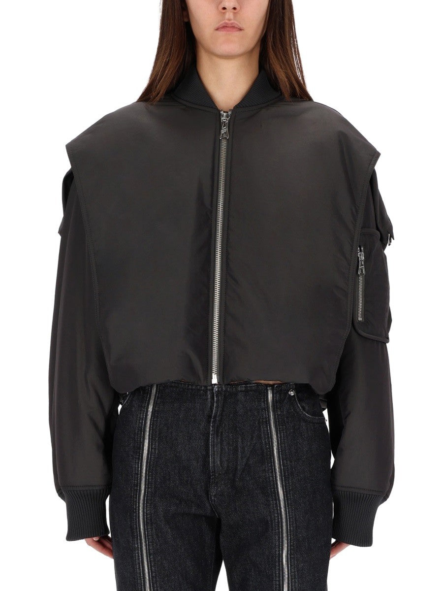 JEAN PAUL GAULTIER THE HOODED BOMBER JACKET