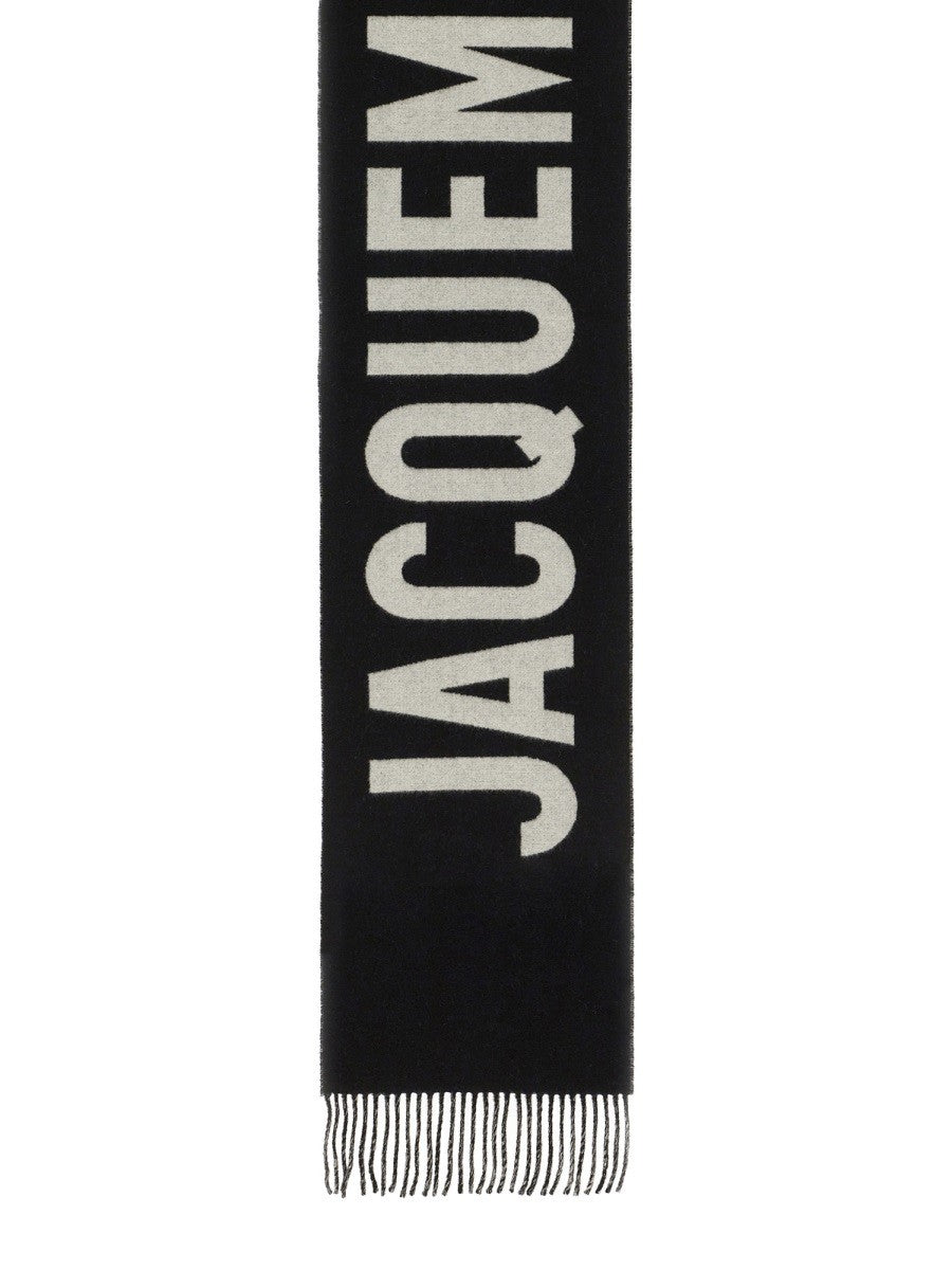 JACQUEMUS THE SCARF WITH LOGO