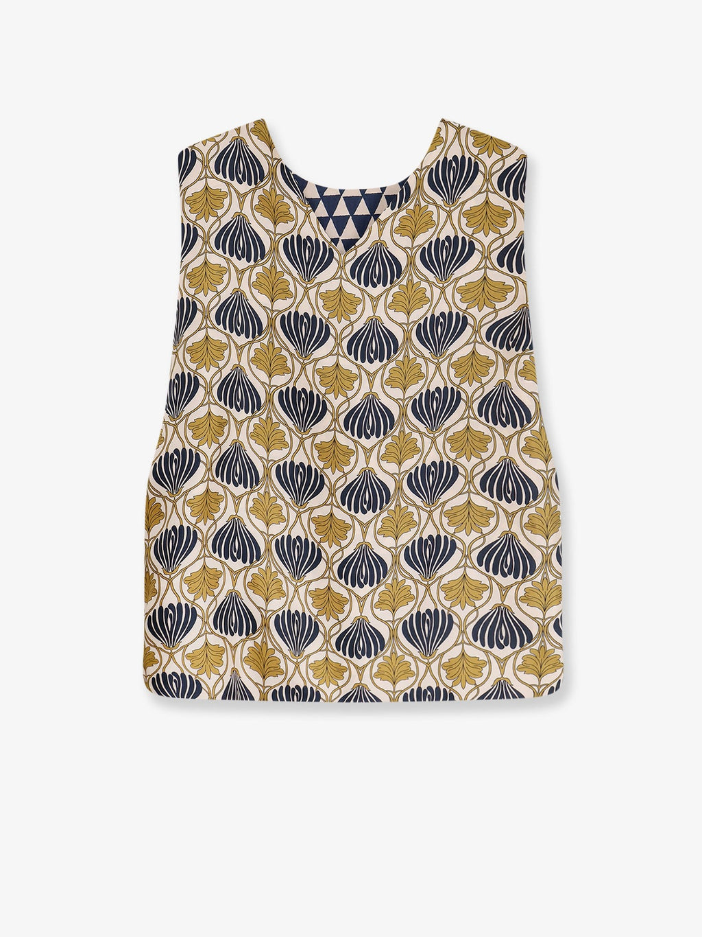 Max Mara Time silk reversible top