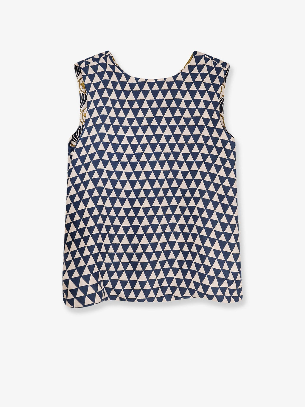 Max Mara Time silk reversible top