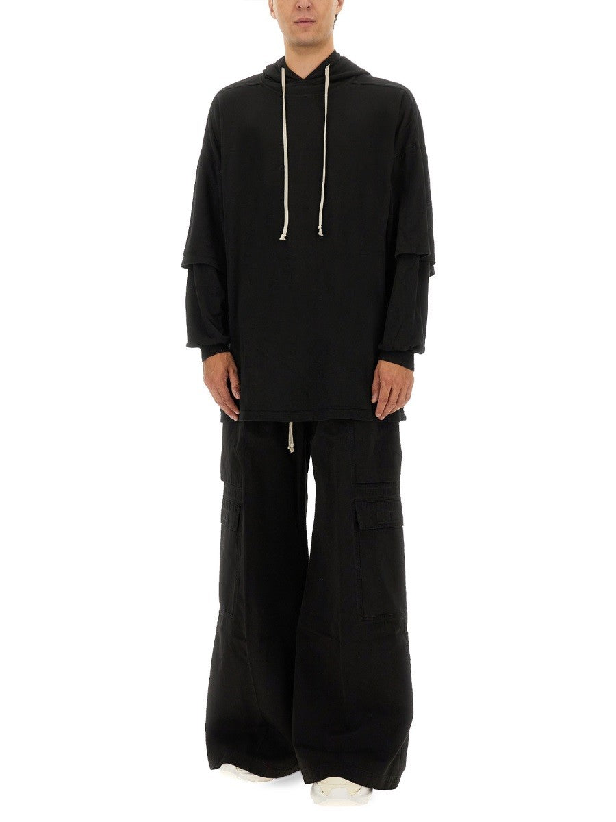 RICK OWENS DRKSHDW "TOMMY HUSTLER" HOODIE