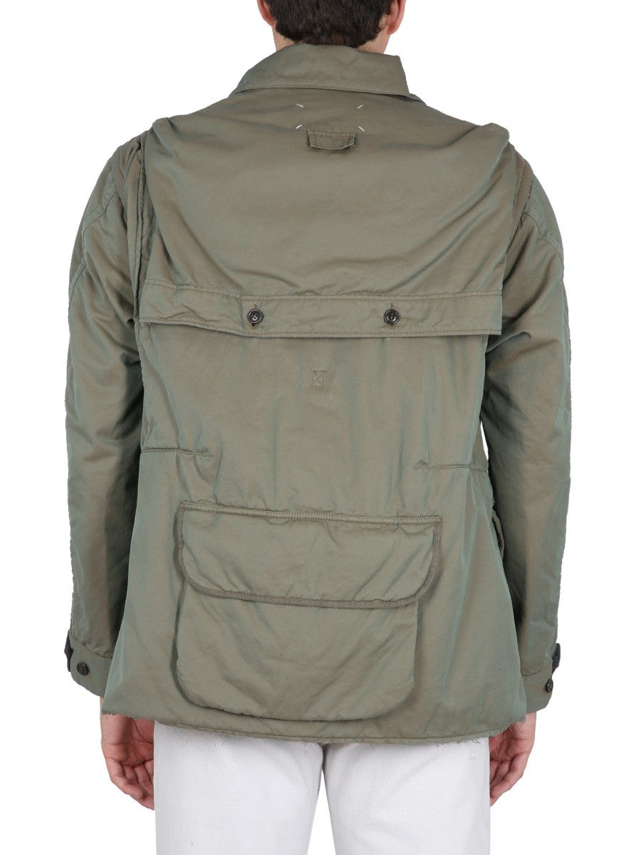 Maison Margiela TONIC DISTRESSED COTTON JACKET