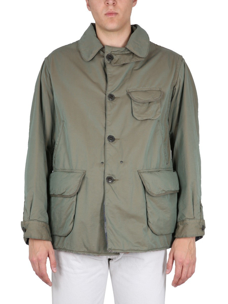 Maison Margiela TONIC DISTRESSED COTTON JACKET