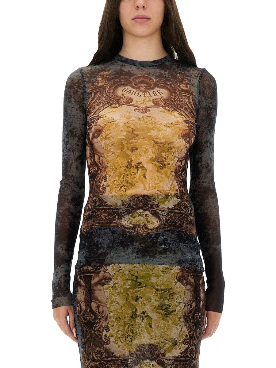 JEAN PAUL GAULTIER TOP "MÉDAILLON"