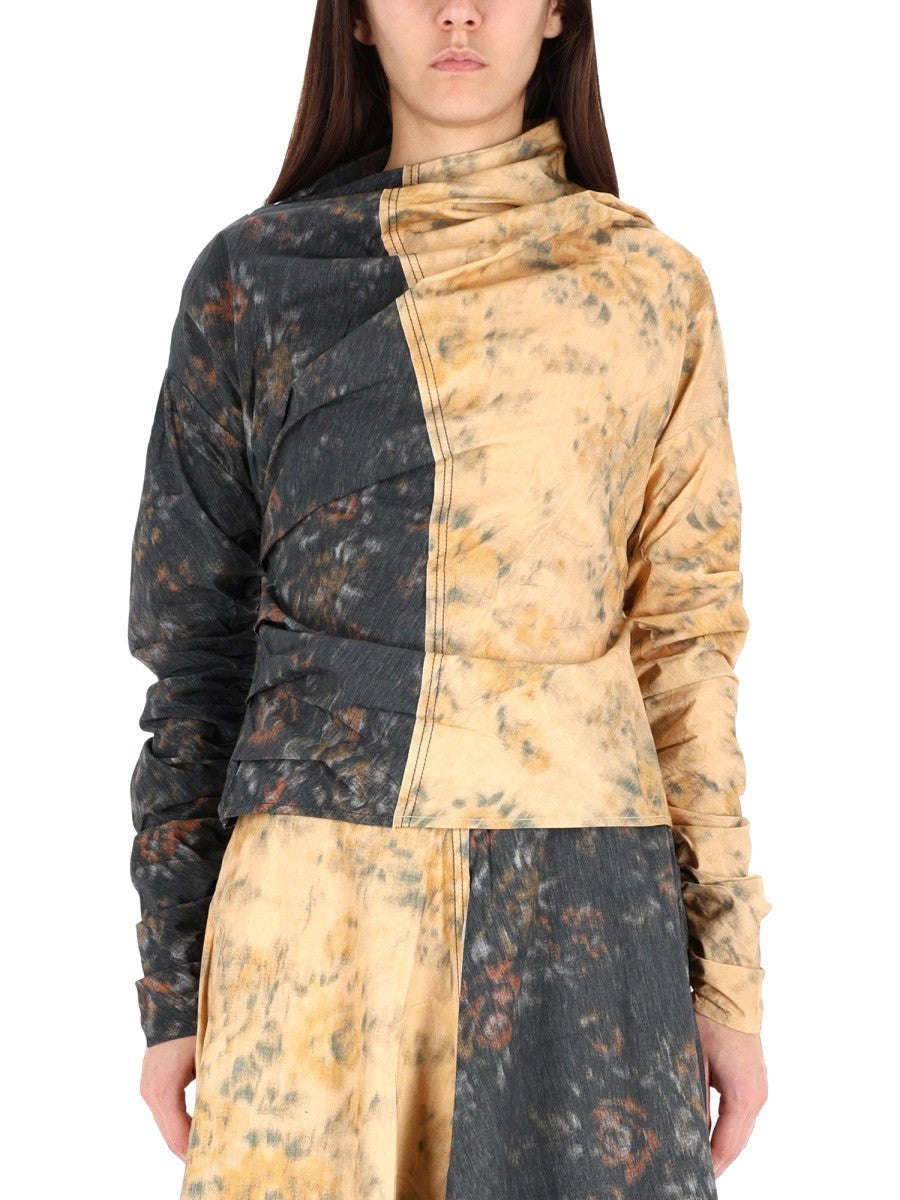 GANNI TOPS WITH RUCHES