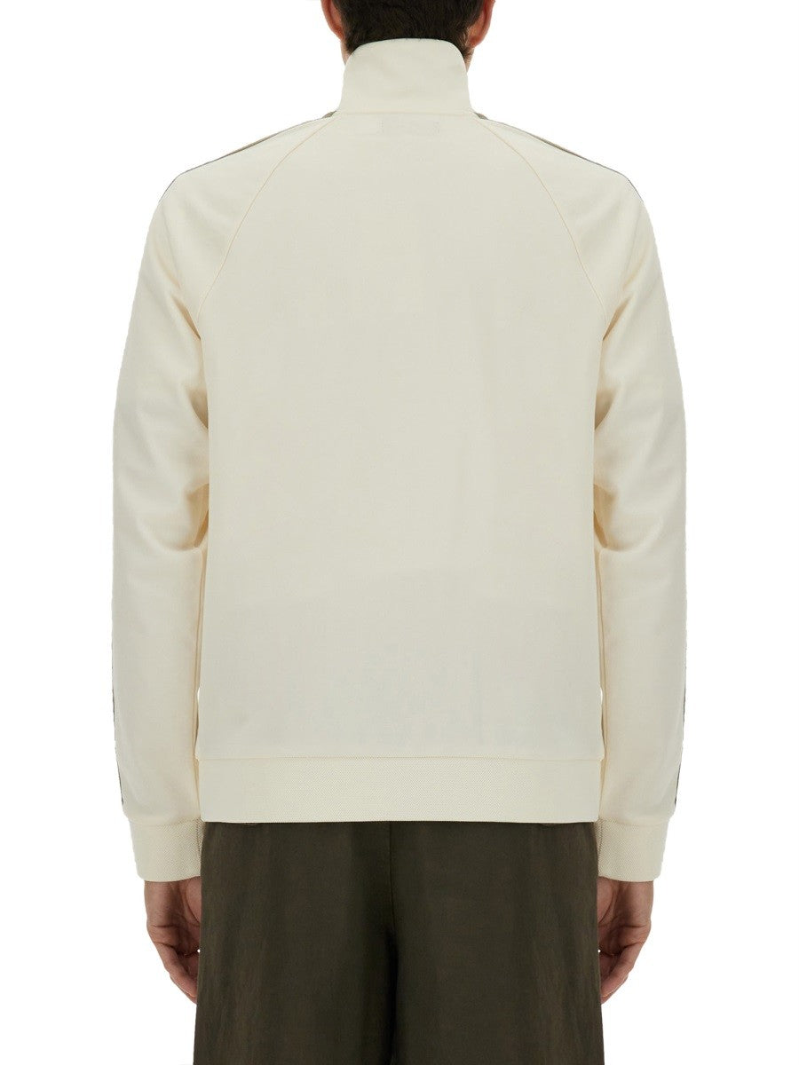 FRED PERRY TRACK JACKET WITH TWO-COLOR WEBBING
