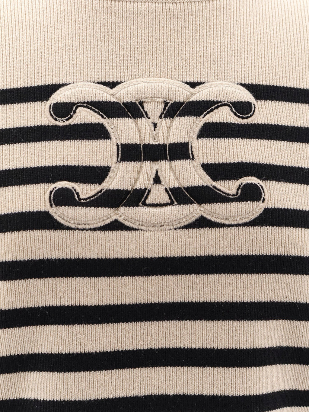 Celine Triomphe cashmere and wool sweater