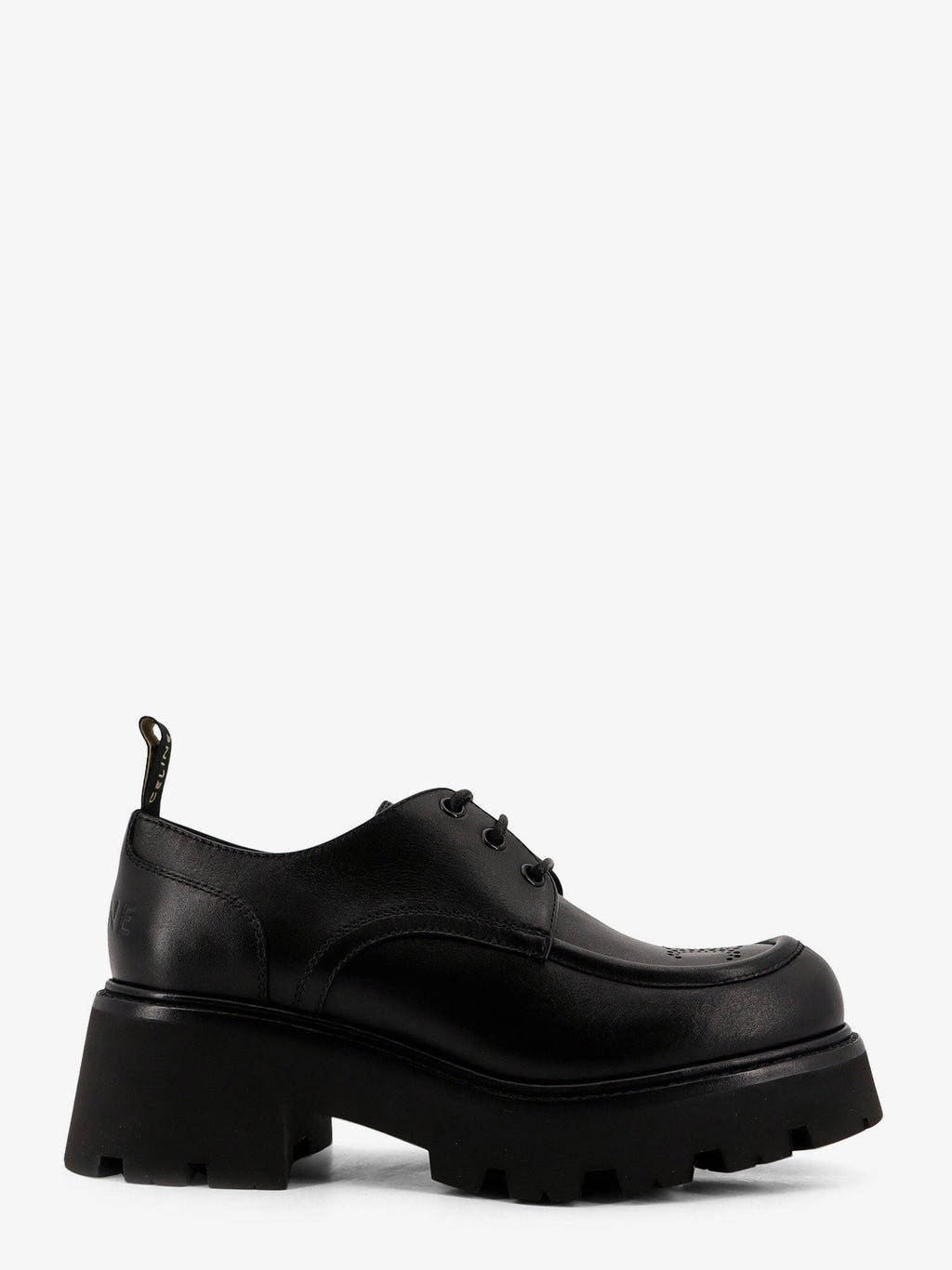 Celine Triomphe Derbies leather lace-up shoes