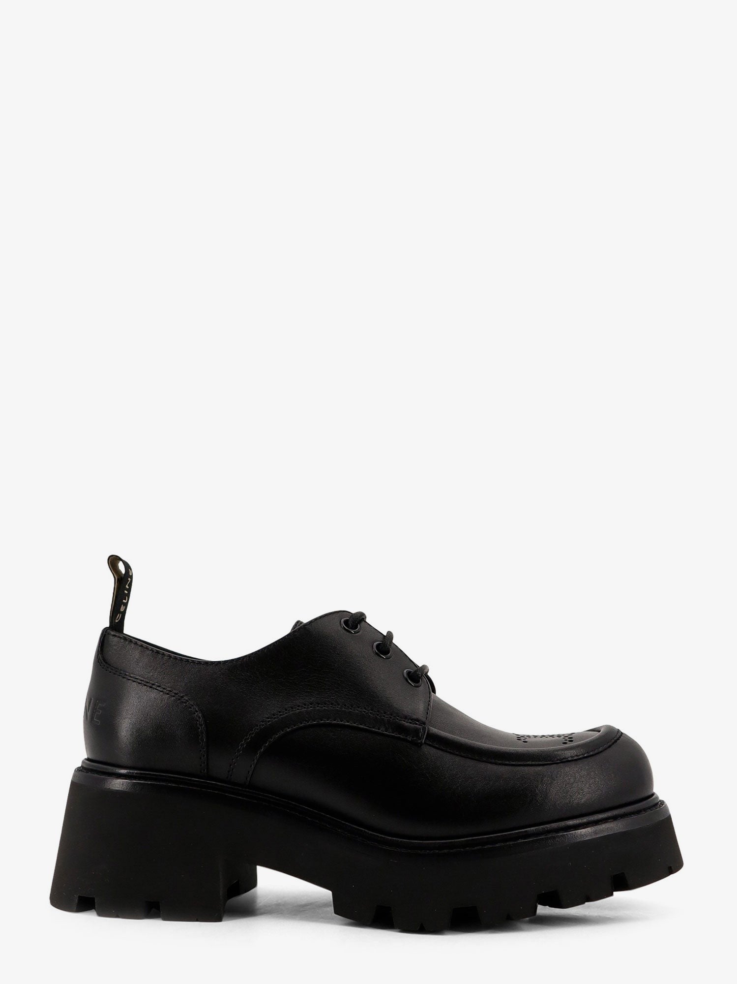 Celine Triomphe Derbies leather lace-up shoes