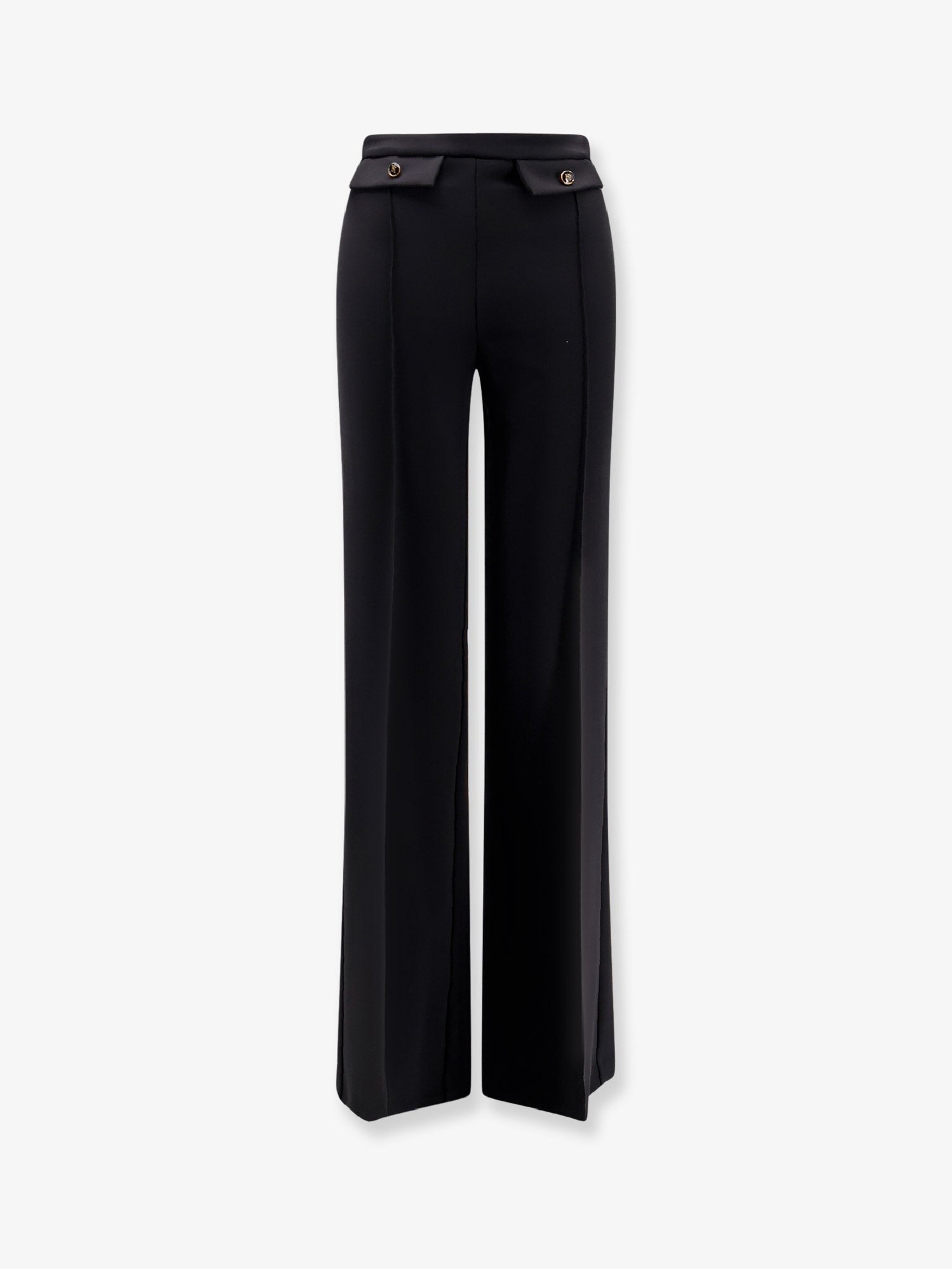 Elisabetta Franchi Trousers with double logoed button