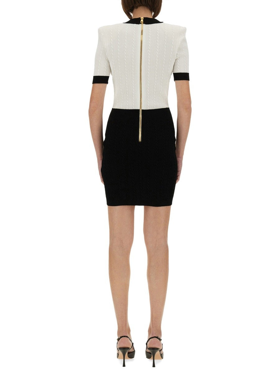 Balmain TWO-TONE "BODYCON" DRESS