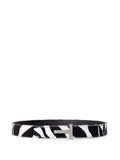 Tom Ford Black/White Velvet Belt