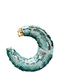Tom Ford Croissant Sequin Hoop Earrings