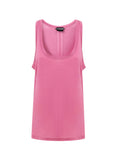 Tom Ford Pink Silk Sleeveless Top – Relaxed Fit, Women – Siebentaschen