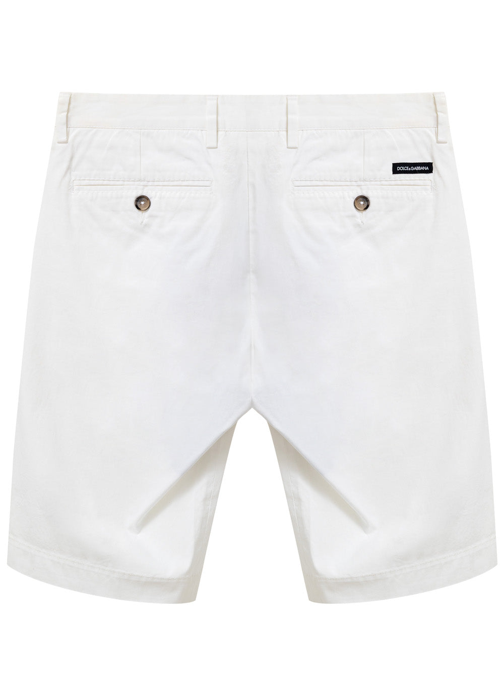 Dolce & Gabbana White Bermuda Shorts