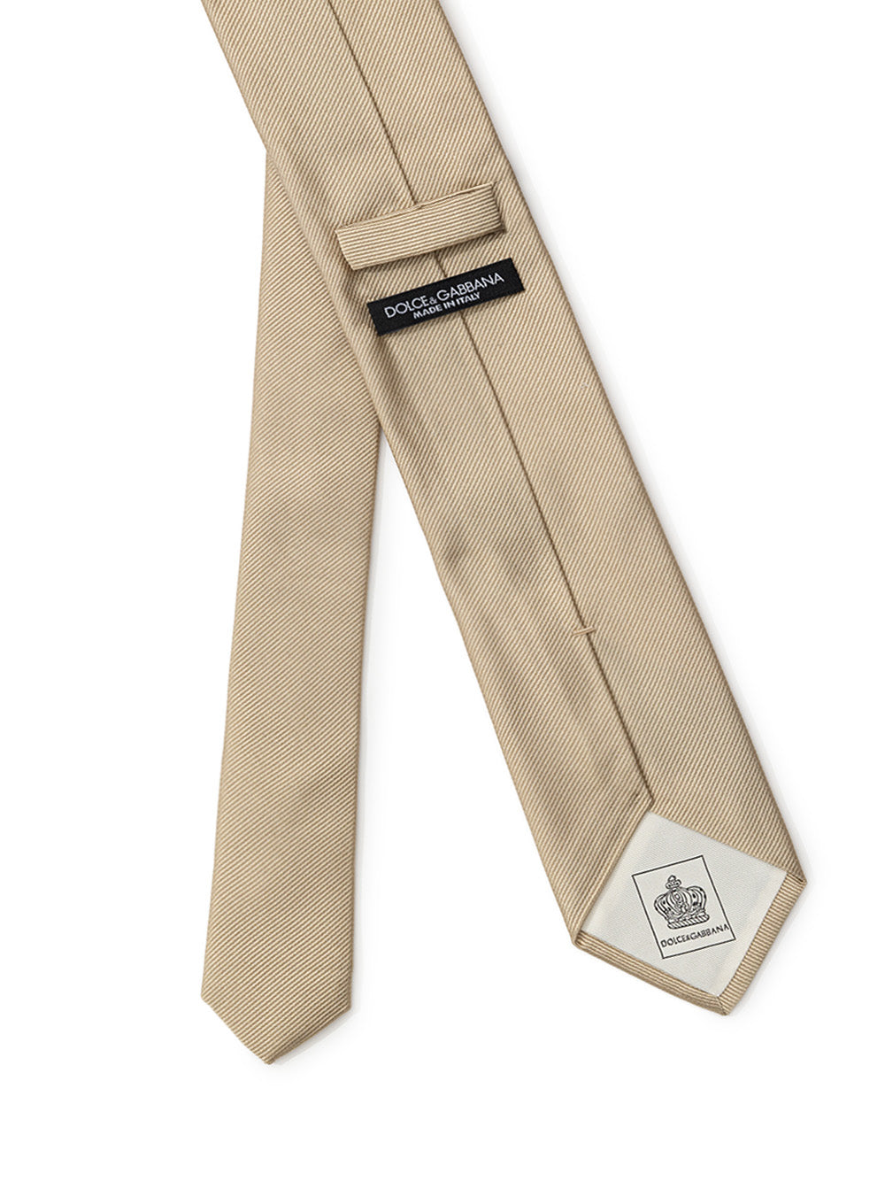 Dolce & Gabbana Silk Gold Tie