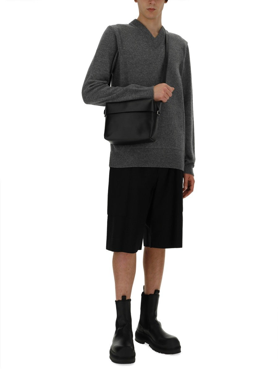 JIL SANDER V-NECK SCON SHIRT